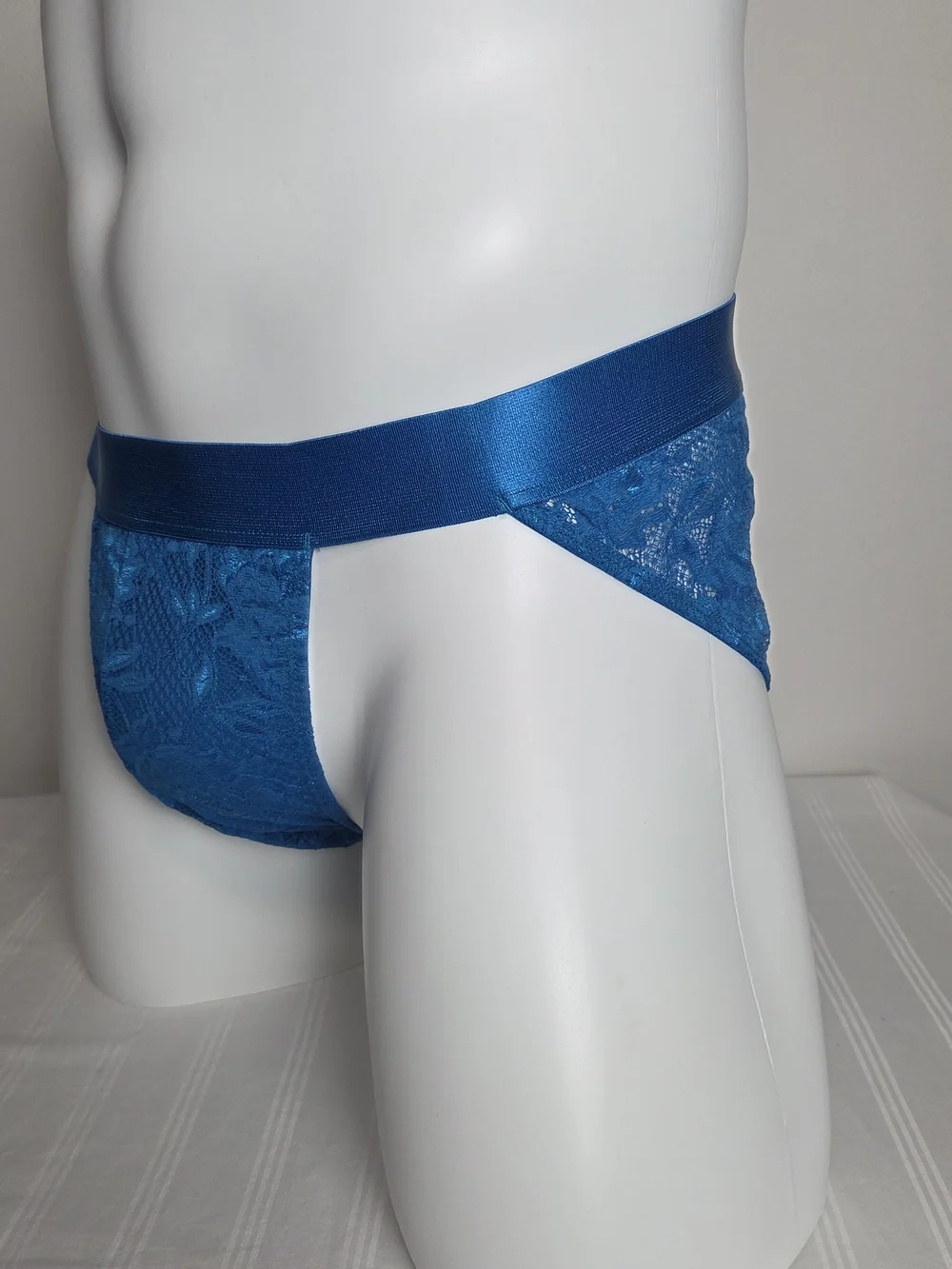 Cosabella Royal Blue Lace Jockstrap Brief